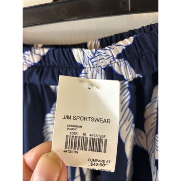 JM Sportswear Cest 1946 Nautical FULL maxi skirt medium upstream navy rn#37080 n - Picture 3 of 7